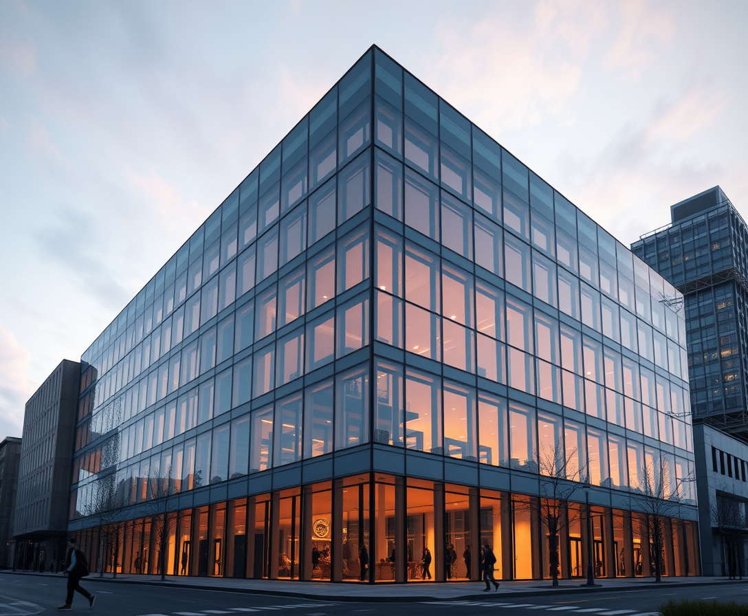 Render comercial fotorrealista